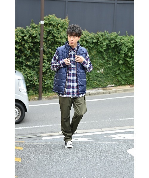 NAVY(ネイビー)の「ヒートユニットウォームベスト(ベスト・メンズ・ネイビー/レッド/カーキ/ブラック・L/XL/M)」の14枚目の写真