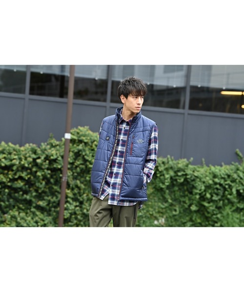 NAVY(ネイビー)の「ヒートユニットウォームベスト(ベスト・メンズ・ネイビー/レッド/カーキ/ブラック・L/XL/M)」の16枚目の写真