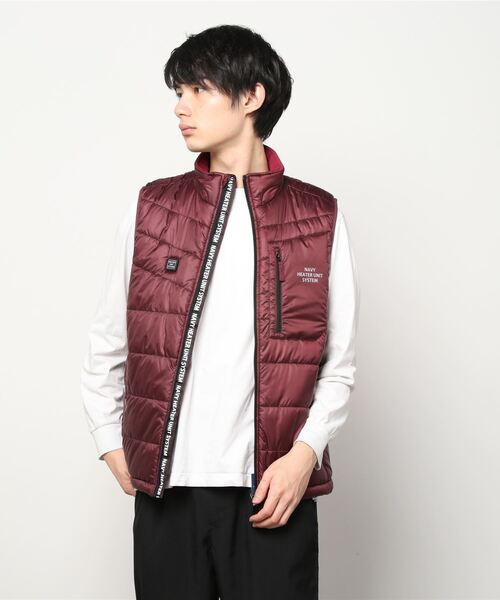 NAVY(ネイビー)の「ヒートユニットウォームベスト(ベスト・メンズ・ネイビー/レッド/カーキ/ブラック・L/XL/M)」の21枚目の写真
