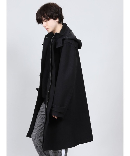 semantic design(セマンティックデザイン)の「セマンティックデザイン/semantic design ストレッチメルトン ダッフルコート(ダッフルコート・メンズ・ベージュ/ブラック・LARGE/X-LARGE/MEDIUM)」の4枚目の写真