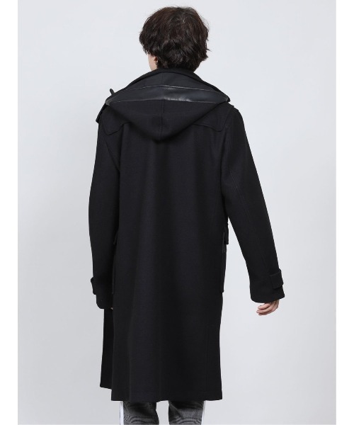 semantic design(セマンティックデザイン)の「セマンティックデザイン/semantic design ストレッチメルトン ダッフルコート(ダッフルコート・メンズ・ベージュ/ブラック・LARGE/X-LARGE/MEDIUM)」の8枚目の写真