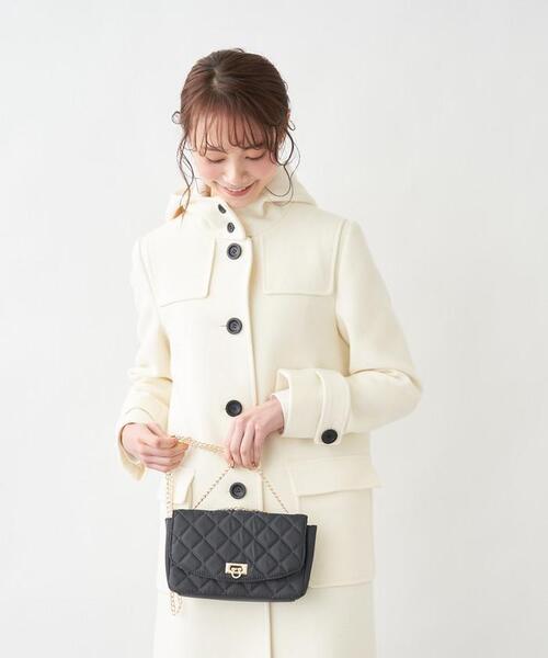 en recre(アンレクレ)の「チェーンショルダーバッグ(ショルダーバッグ・レディース・チャコール/モスグリーン・FREE)」の15枚目の写真