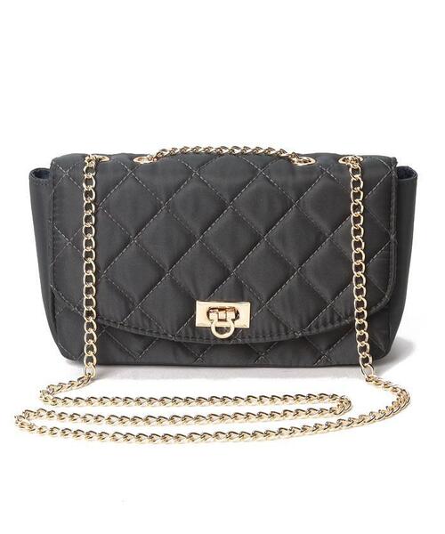 en recre(アンレクレ)の「チェーンショルダーバッグ(ショルダーバッグ・レディース・チャコール/モスグリーン・FREE)」の8枚目の写真