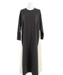 マタニティ授乳サイドプリーツワンピース