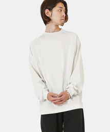 marka | marka / マーカ：RAGLANCREW NECK L/S - 80//2 HIGH TWISTED KNIT -：M22A-12CS01C[COR](Tシャツ/カットソー)