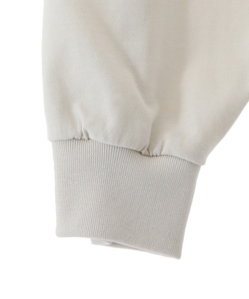 marka（マーカ）の「marka / マーカ：RAGLANCREW NECK L/S - 80//2 HIGH TWISTED KNIT -：M22A-12CS01C[COR]（Tシャツ/カットソー・メンズ・ブラック/オフホワイト・1/2）」の17枚目の写真