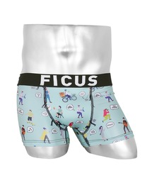 FICUS（フィークス）の「FICUS/フィークス ボクサーパンツ メンズ アンダーウェア 下着 人物（ボクサーパンツ）」