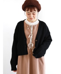 ehka sopo | ポケット付Vネックカーディガン(カーディガン/ボレロ)