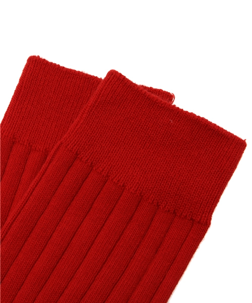 WEGO（ウィゴー）の「WEGO/レッド（R）（ソックス/靴下・メンズ・レッド・FREE）」の2枚目の写真