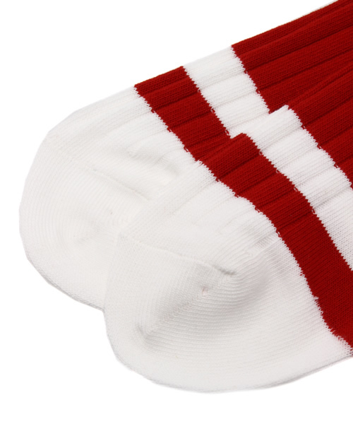 WEGO（ウィゴー）の「WEGO/レッド（R）（ソックス/靴下・メンズ・レッド・FREE）」の3枚目の写真