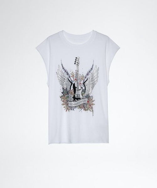 ZADIG&VOLTAIRE（ザディグ エ ヴォルテール）の「CECILIA GUITAR STRASS（タンクトップ）」 WEAR