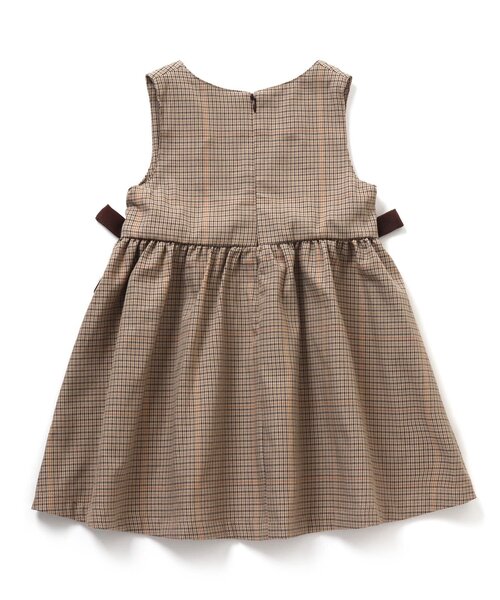 BREEZE（ブリーズ）の「チェック柄ジャンパースカート（ジャンパースカート・キッズ・ベージュ/グレー・90/100/110/120/130）」の11枚目の写真