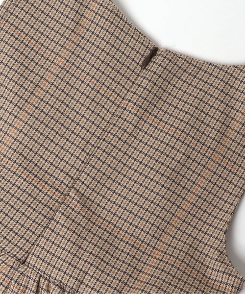 BREEZE（ブリーズ）の「チェック柄ジャンパースカート（ジャンパースカート・キッズ・ベージュ/グレー・90/100/110/120/130）」の7枚目の写真