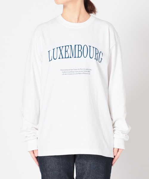 SLOBE IENA（スローブイエナ）の「LUXEMBOURG ロンTEE【手洗い可能】◆（Tシャツ/カットソー・レディース・ホワイト/グレー系その他・FREE）」の15枚目の写真