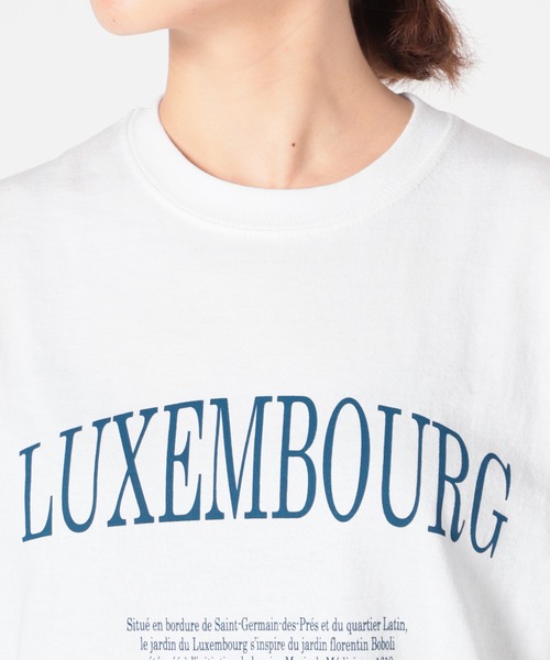 SLOBE IENA（スローブイエナ）の「LUXEMBOURG ロンTEE【手洗い可能】◆（Tシャツ/カットソー・レディース・ホワイト/グレー系その他・FREE）」の18枚目の写真