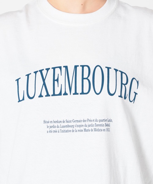 SLOBE IENA（スローブイエナ）の「LUXEMBOURG ロンTEE【手洗い可能】◆（Tシャツ/カットソー・レディース・ホワイト/グレー系その他・FREE）」の20枚目の写真
