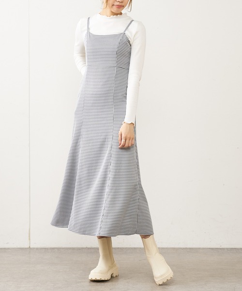 OLIVE des OLIVE（オリーブデオリーブ）の「デニムマーメイドキャミワンピース（ワンピース・レディース・ブラック/オフホワイト/サックスブルー/ワンウォッシュ・FREE）」の22枚目の写真