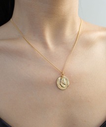 CEMONEMO | 【サージカルステンレス 316L】 エリザベスコイン ペンダント ネックレス / 金属アレルギー対(ネックレス)