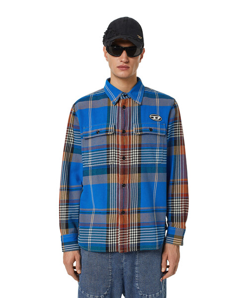 メンズ シャツ チェック ツイル サステナブル