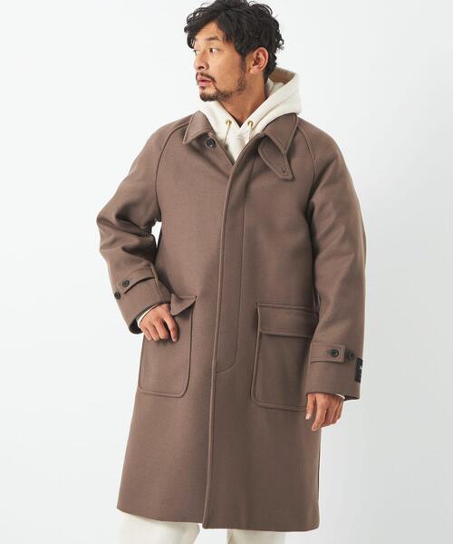 green label relaxing（グリーンレーベルリラクシング）の「＜Bellandi（べランディ）＞ステンカラーコート（ステンカラーコート・メンズ・モカ・S/M/XL/XS/L）」の6枚目の写真