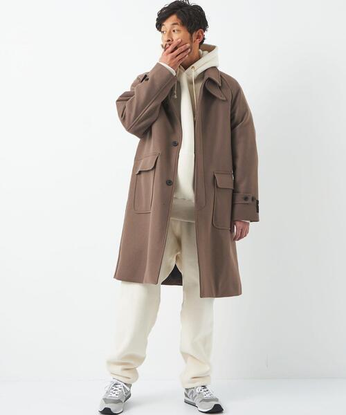 green label relaxing（グリーンレーベルリラクシング）の「＜Bellandi（べランディ）＞ステンカラーコート（ステンカラーコート・メンズ・モカ・S/M/XL/XS/L）」の7枚目の写真