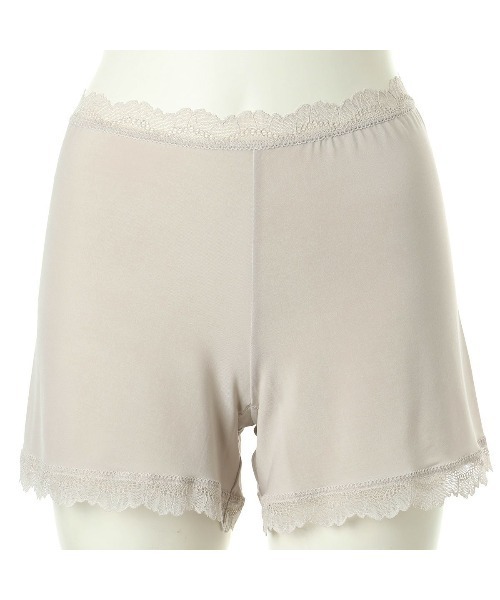 KID BLUE（キッドブルー）の「キッドブルー -22ベンベルグベア天 -フレアパンツ -KISE102 -kidblue（ショーツ・レディース・ブラック/グレー/アイボリー/ベージュ・L/M）」の3枚目の写真