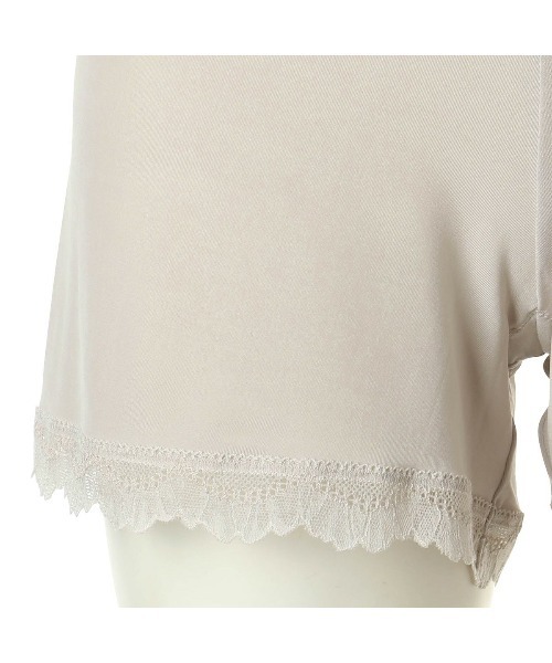 KID BLUE（キッドブルー）の「キッドブルー -22ベンベルグベア天 -フレアパンツ -KISE102 -kidblue（ショーツ・レディース・ブラック/グレー/アイボリー/ベージュ・L/M）」の10枚目の写真