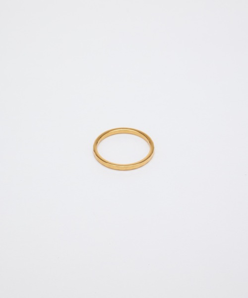 9ban(キューバン)の「【9ban】キューバン/ Texture ring(リング・レディース・ゴールド・#11/#13/#9)」の4枚目の写真