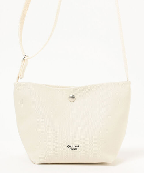 ORCIVAL（オーシバル）の「ORCIVAL / ミニ ショルダー バッグ（ショルダーバッグ・レディース・ホワイト系その他5/ベージュ/チャコールグレー・ONE SIZE）」の5枚目の写真