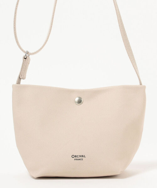 ORCIVAL（オーシバル）の「ORCIVAL / ミニ ショルダー バッグ（ショルダーバッグ・レディース・ホワイト系その他5/ベージュ/チャコールグレー・ONE SIZE）」の12枚目の写真