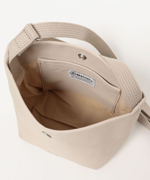 ORCIVAL（オーシバル）の「ORCIVAL / ミニ ショルダー バッグ（ショルダーバッグ・レディース・ホワイト系その他5/ベージュ/チャコールグレー・ONE SIZE）」の17枚目の写真