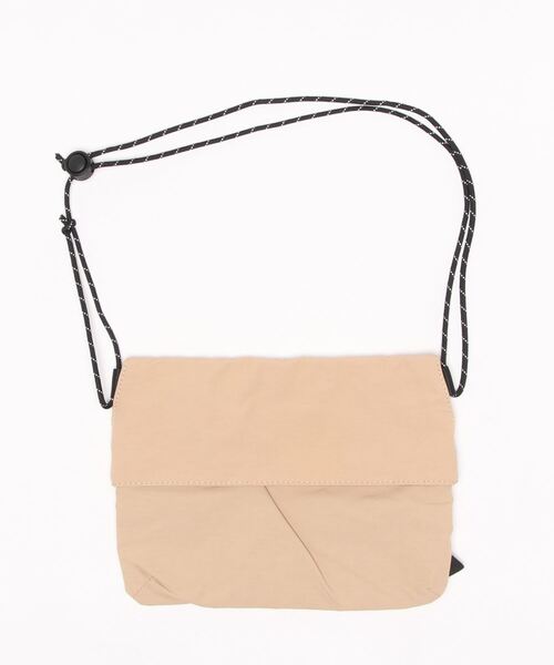 EARTH MADE（アースメイド）の「C/ナイロン サコッシュ（ショルダーバッグ・メンズ・マスタード/ブラック/カーキ/カーキオリーブ/ベージュ・FREE）」の3枚目の写真