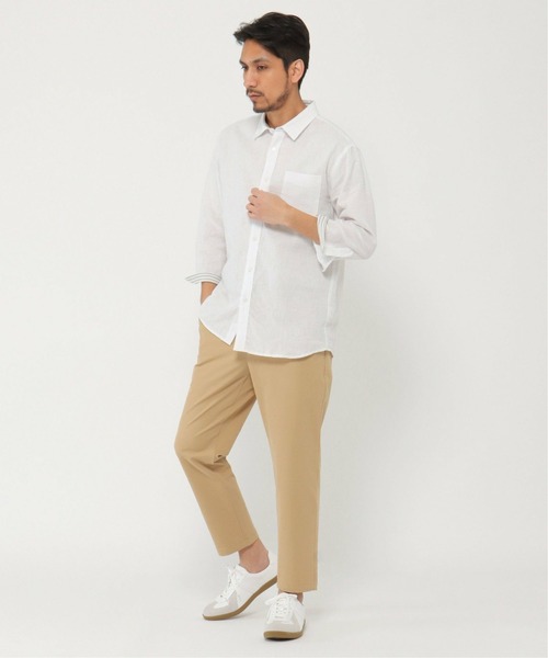 ikka（イッカ）の「EASY STRETCH イージーストレッチ 冷感アンクルパンツ（その他パンツ・メンズ・ダークオリーブ/ネイビー/ベージュ・S/M/L/XL）」の7枚目の写真