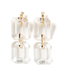 B:MING by BEAMS | B:MING by BEAMS / クリア チェーン イヤリング(イヤリング)