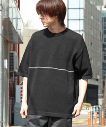 CAL O LINE/キャルオーライン LINE CREW-NECK KNIT ニット