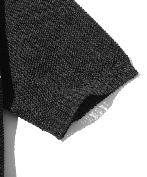 CAL O LINE(キャルオーライン)の「CAL O LINE/キャルオーライン LINE CREW-NECK KNIT ニット(ニット/セーター・メンズ・ブラック/オフホワイト・M/XL/L)」の8枚目の写真