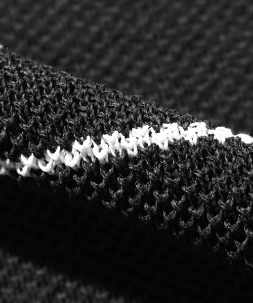 CAL O LINE(キャルオーライン)の「CAL O LINE/キャルオーライン LINE CREW-NECK KNIT ニット(ニット/セーター・メンズ・ブラック/オフホワイト・M/XL/L)」の10枚目の写真