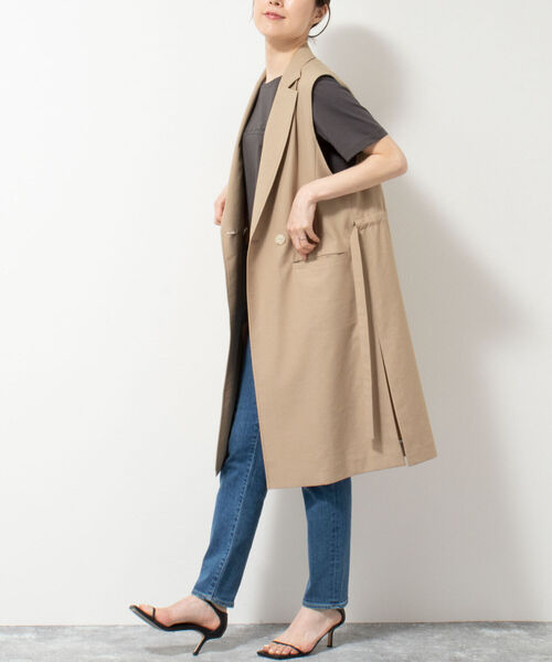 NOLLEY’S（ノーリーズ）の「フラワープリントTシャツ（Tシャツ/カットソー・レディース・チャコールグレー/ホワイト系その他4/ホワイト系その他5/ホワイト/サーモンピンク/ホワイト系その他2/ダークグリーン/ブラック・38）」の13枚目の写真