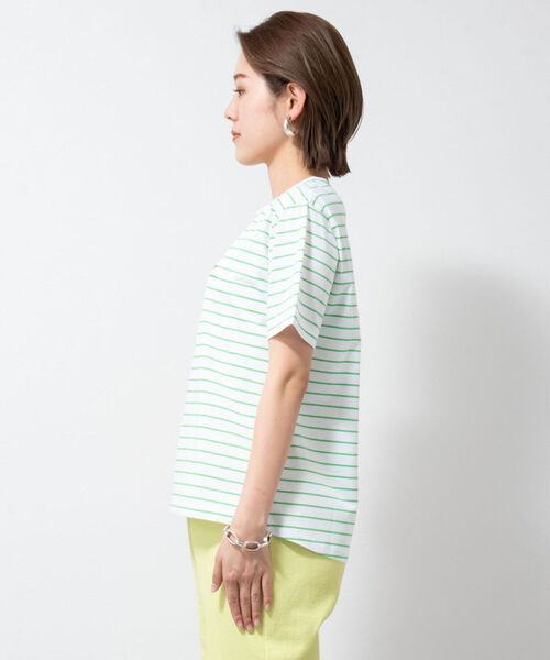 NOLLEY’S（ノーリーズ）の「フラワープリントTシャツ（Tシャツ/カットソー・レディース・チャコールグレー/ホワイト系その他4/ホワイト系その他5/ホワイト/サーモンピンク/ホワイト系その他2/ダークグリーン/ブラック・38）」の21枚目の写真