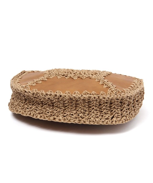 studio CLIP（スタディオクリップ）の「パッチワーク編みショルダーバッグ（ショルダーバッグ・レディース・ブラウン/グレー・FREE）」の14枚目の写真