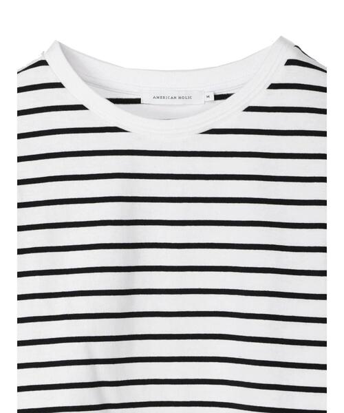 AMERICAN HOLIC(アメリカンホリック)の「タックリブクルーネックカットプルオーバー(Tシャツ/カットソー・レディース・オフホワイト/その他7・S/M/L)」の17枚目の写真