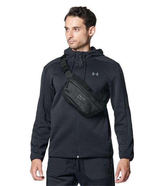 UNDER ARMOUR(アンダーアーマー)の「UAウエストバッグ(トレーニング/メンズ/レディース)(ボディバッグ/ウエストポーチ・レディース・ブラック/グレー・ONESIZE)」の6枚目の写真