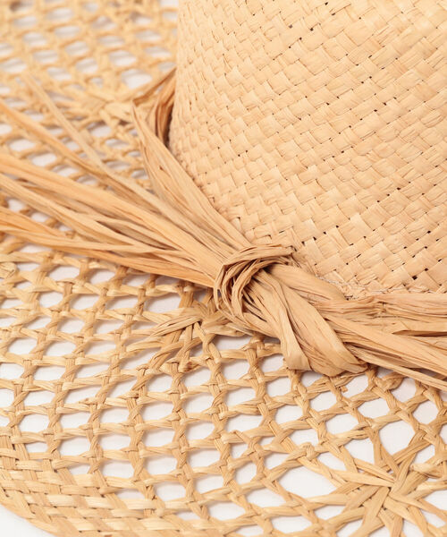 B:MING by BEAMS(ビーミングバイビームス)の「Passaggio Della Toscana / ラフィア ハット(ハット・レディース・ナチュラル・ONE SIZE)」の4枚目の写真