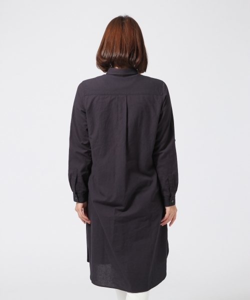 LEPSIM（レプシィム）の「シャツワンピコート　560246（その他アウター・レディース・オフホワイト/ネイビー/ストライプ・LARGE/MEDIUM）」の15枚目の写真