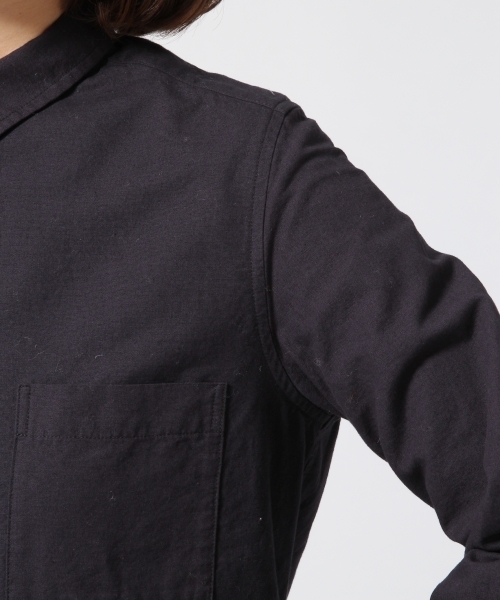 LEPSIM（レプシィム）の「シャツワンピコート　560246（その他アウター・レディース・オフホワイト/ネイビー/ストライプ・LARGE/MEDIUM）」の7枚目の写真