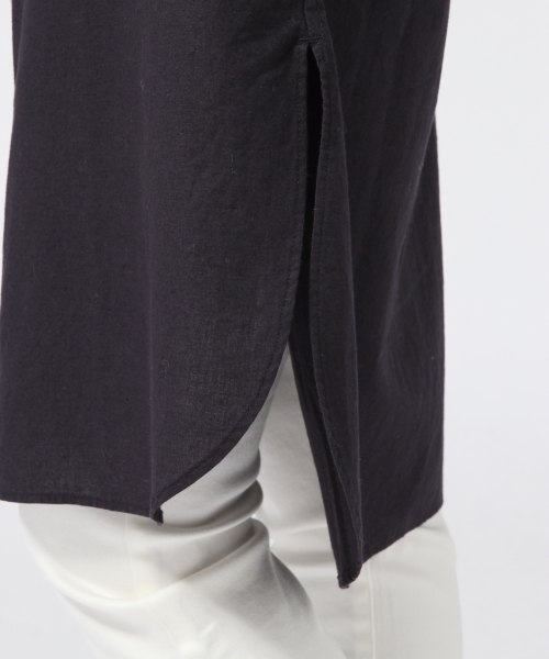 LEPSIM（レプシィム）の「シャツワンピコート　560246（その他アウター・レディース・オフホワイト/ネイビー/ストライプ・LARGE/MEDIUM）」の12枚目の写真