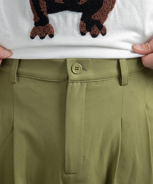 kutir（クティール）の「センタープレスワイドスラックス（スラックス・メンズ・ブラック/ブルー/グリーン/グレイッシュブルー・SMALL/MEDIUM/LARGE）」の21枚目の写真