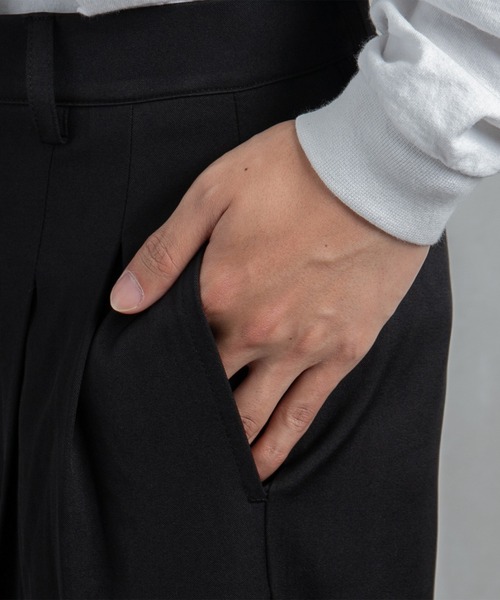 kutir（クティール）の「センタープレスワイドスラックス（スラックス・メンズ・ブラック/ブルー/グリーン/グレイッシュブルー・SMALL/MEDIUM/LARGE）」の12枚目の写真