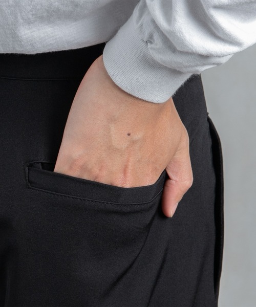 kutir（クティール）の「センタープレスワイドスラックス（スラックス・メンズ・ブラック/ブルー/グリーン/グレイッシュブルー・SMALL/MEDIUM/LARGE）」の13枚目の写真