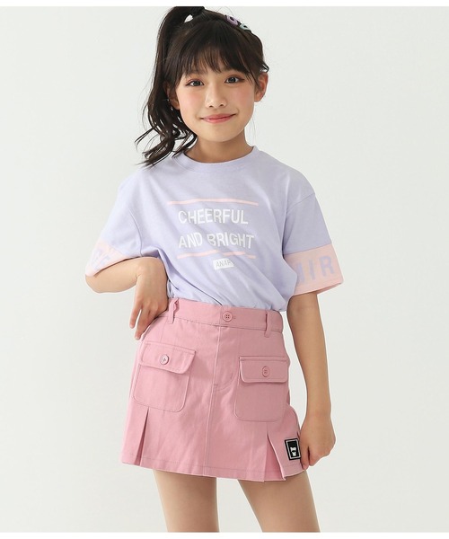 ANAP kids（アナップキッズ）の「ハートポケットプリーツスカパン